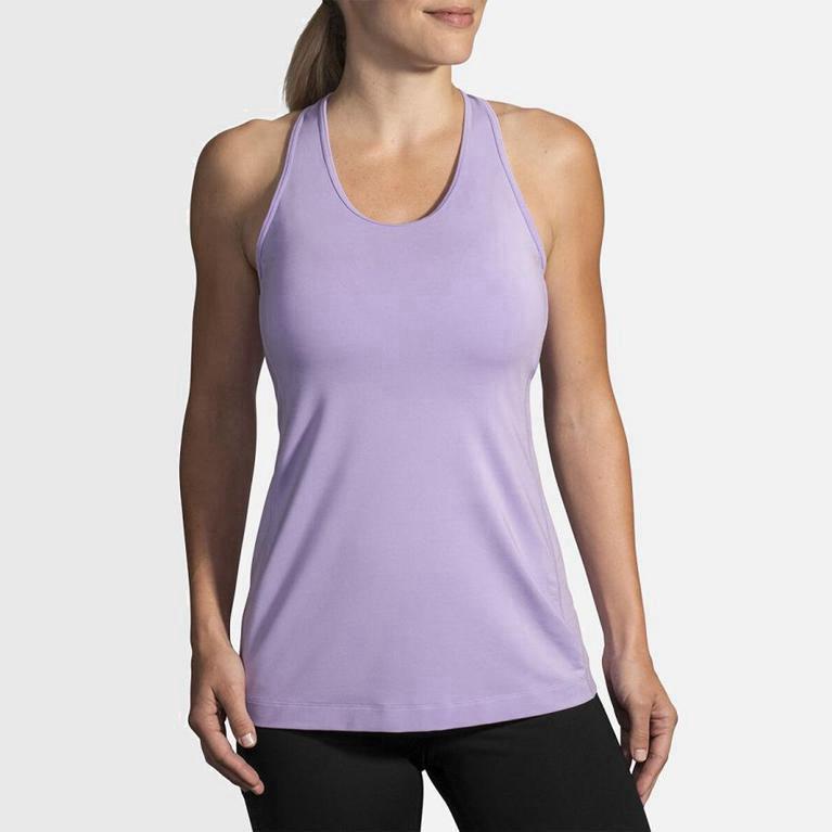 Brooks Pick-Up - Camiseta Sin Mangas Mujer - Rosas (SWFX-42067)